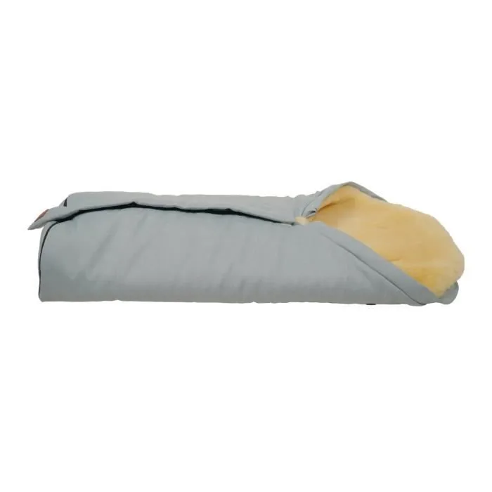 Chancelière en peau d'agneau X-LARGE, vert de glace-2