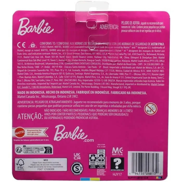 Barbie®-Chelsea en Voyage-Coffret avec chiot et accessoires HJY17-5