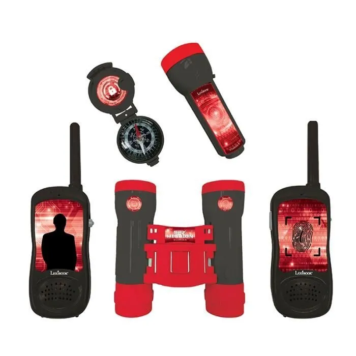 Kit complet d’espion avec Talkie-Walkies portée 120m-0