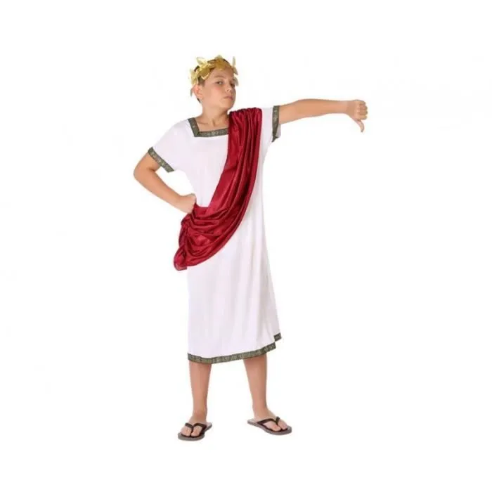 Déguisement romain - AC-DÉCO - 5 ans - Blanc - Enfant-0