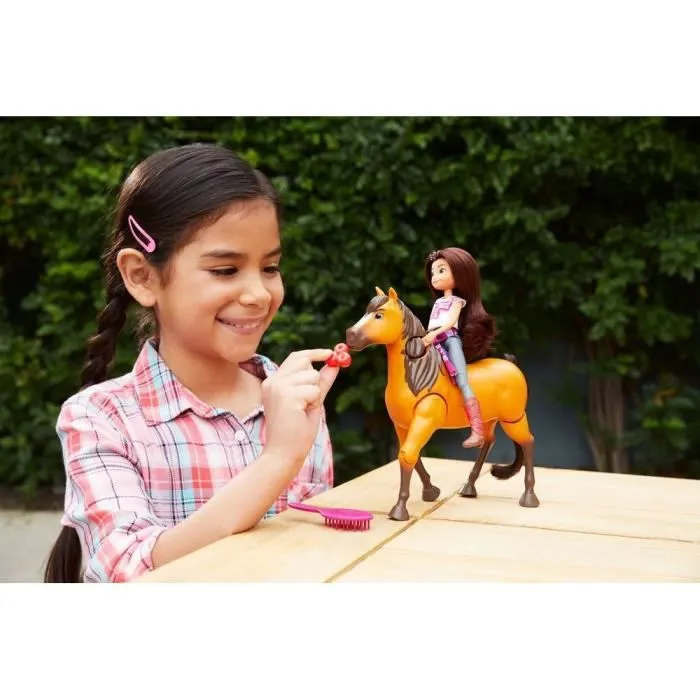 Poupée Lucky et cheval Spirit du film Spirit : l'Indomptable - Coffret en avant MATTEL - Dès 3 ans-2