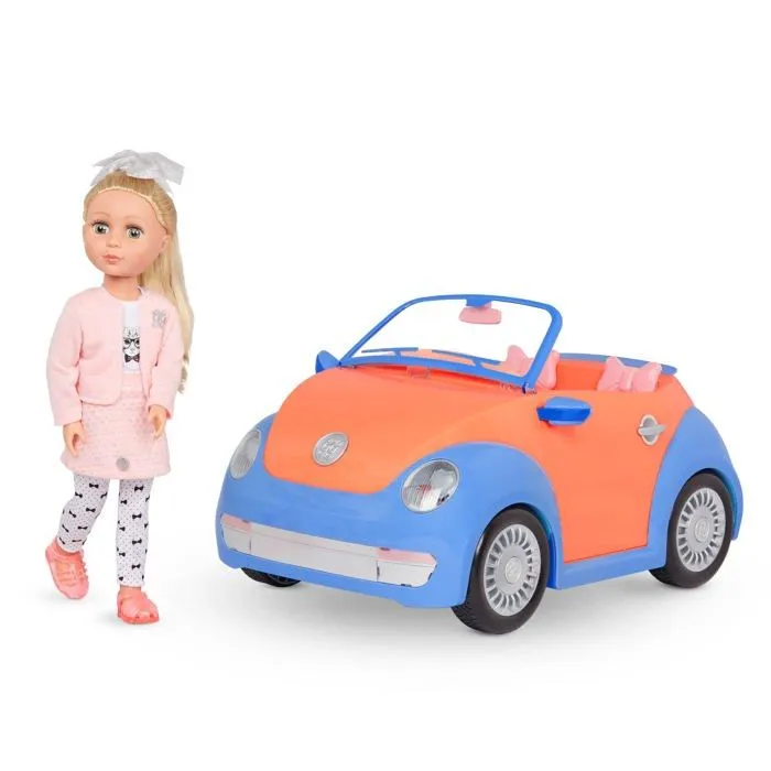 Poupee Glitter girls - GG51130C1Z - GG Convertible Car - 14" Doll Fifer, GG51116Z-0