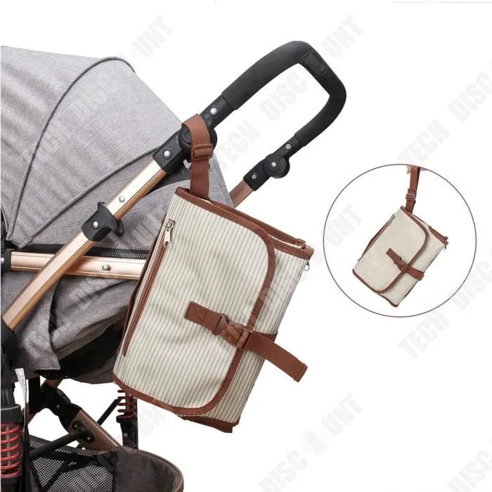 TD® Bébé couche Pad Portable étanche lavable couche matelas à langer sortir pliant couche Pad mère sac stockage main sac de transpor-1