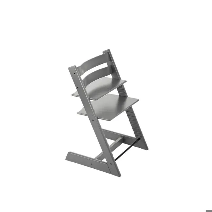 STOKKE Tripp Trapp - Chaise haute évolutive - Réglable de la naissance à l’âge adulte - Confortable et ergonomique - Gris-5