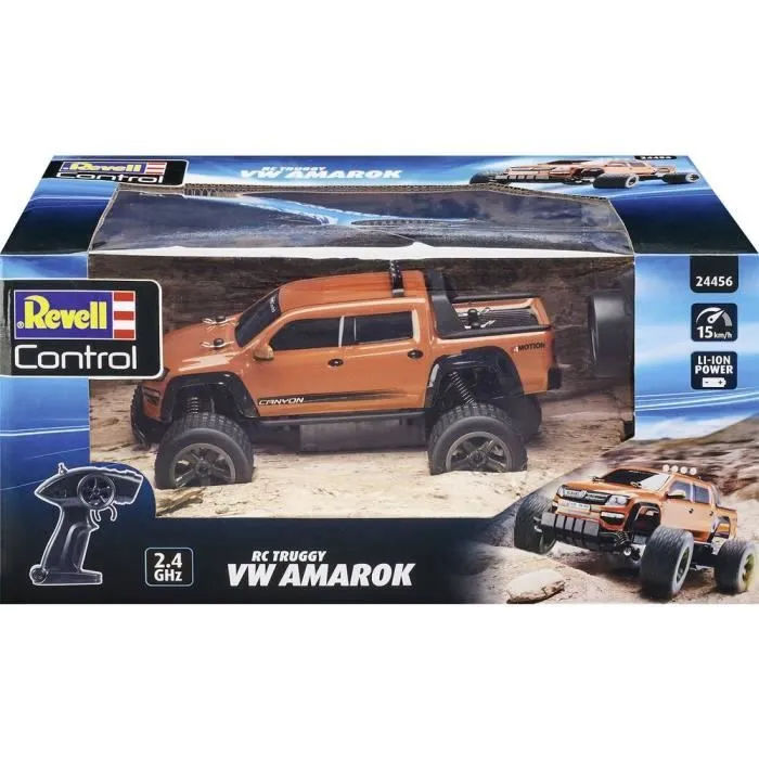 Truggy Amarok Auto RC électrique - REVELL - Télécommande 2.4 GHz - Blanc-1