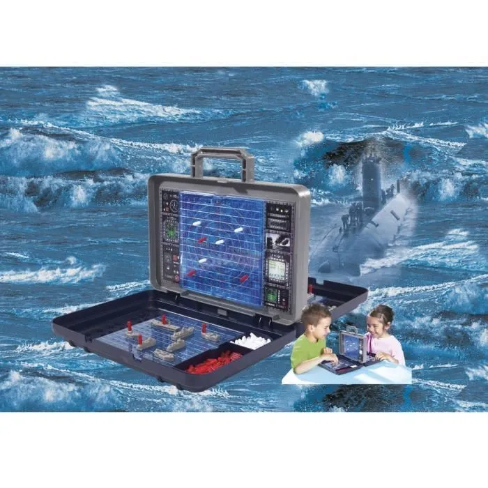 Jeu de stratégie de navires dans une valise Sea Battle-2
