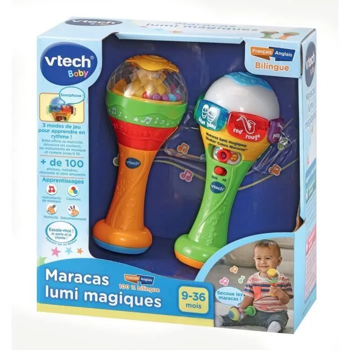 VTECH BABY - Maracas Lumi Magiques - Jouet Musical-2