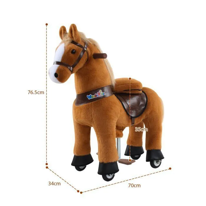 Porteur Cheval pour Enfant 3-5 ans jusqu'à 25 kg - WondeRides-1