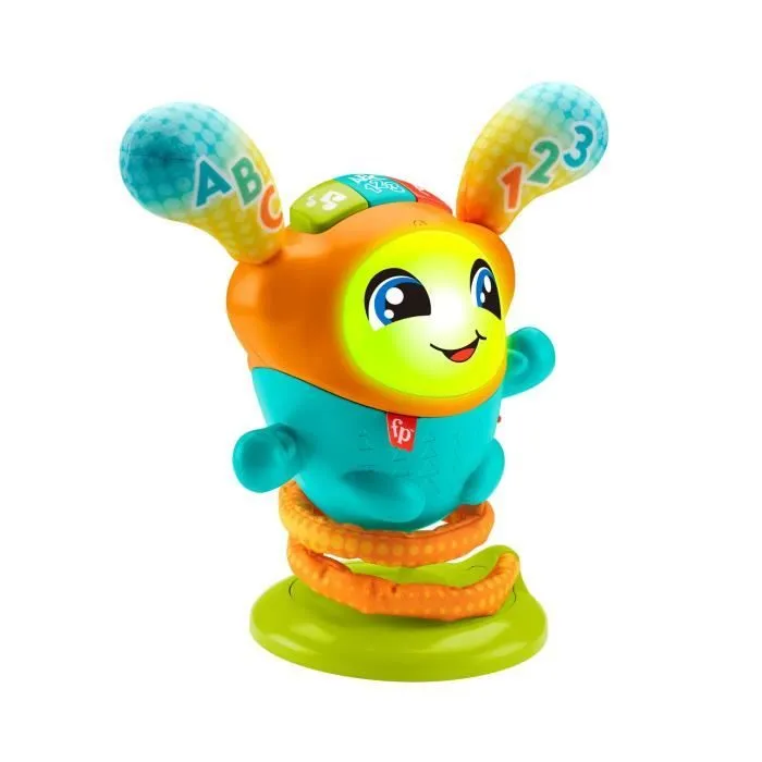 Fisher-Price-Mon Petit DJ, jouet d’éveil musical, version française HJP88-1
