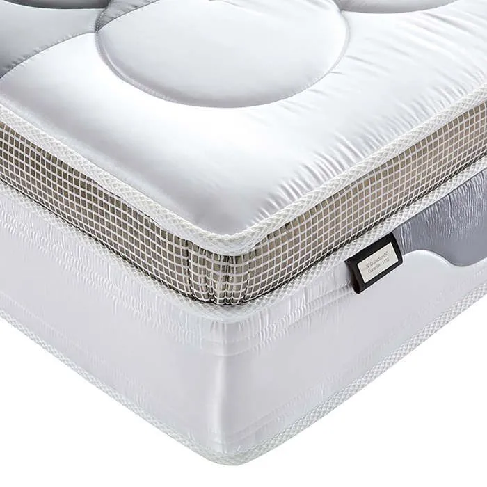 Matelas Platinium 140x190 by Sampur | Épaisseur 30 cm - Mémoire de Forme - Ressorts Ensachés - Latex Naturel - Confort & Longévité-3