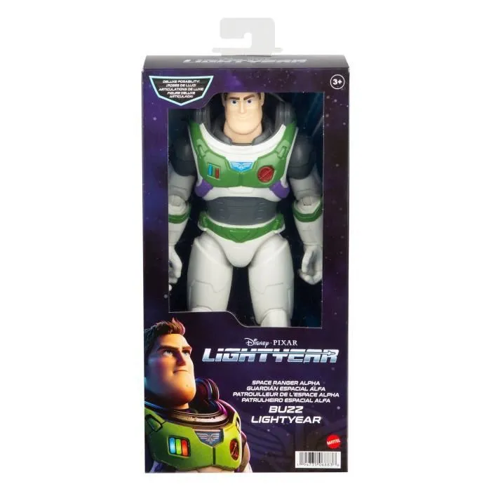 Figurine Buzz l'Éclair Ranger de l'Espace Alpha - MATTEL - 30cm - Multicolore - Extérieur-5
