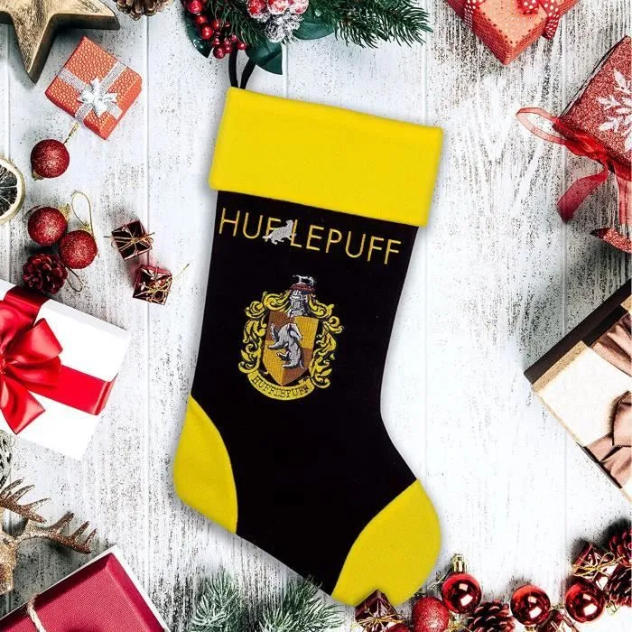 Cinereplicas Harry Potter Chaussettes de Noël - 46cm (Poufsouffle)-2