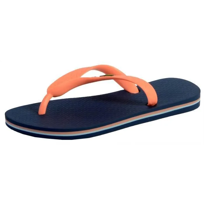 Tong Ipanema Junior Class Brasil 2 - Blue Pink Starck-0