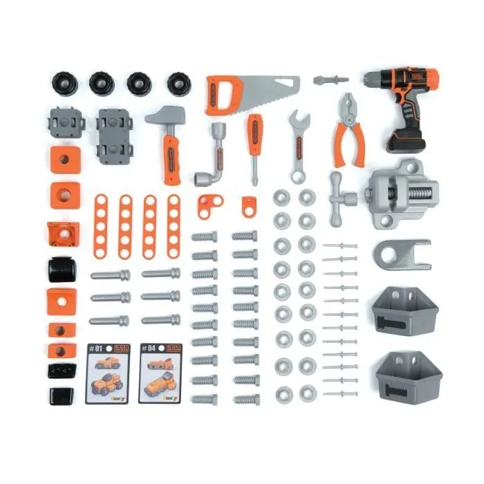Smoby Établi de jeu pour enfants BLACK+DECKER-4