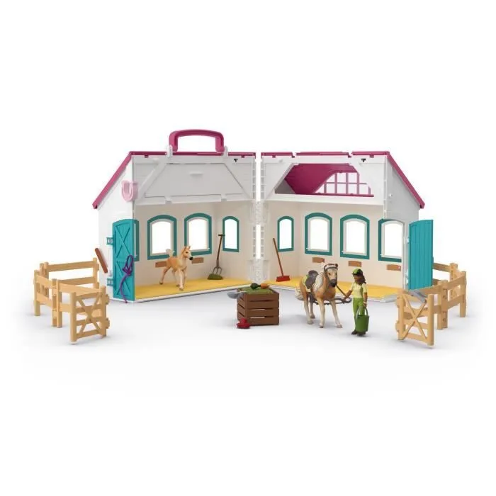 Coffret Écurie Transportable SCHLEICH 42703 Horse Club, Dès 4 ans-2