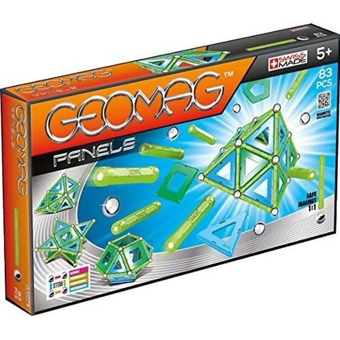 GEOMAG PANELS Jeu de Construction Magnétique 83 pcs-0