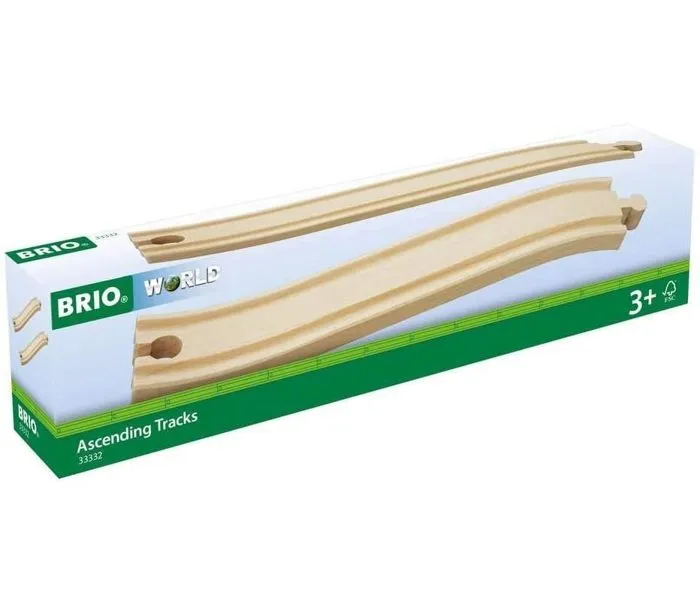 BRIO - 33332 - RAILS MONTANTS - 216 MM - Jeux Ravensburger pour circuit de train en bois-1