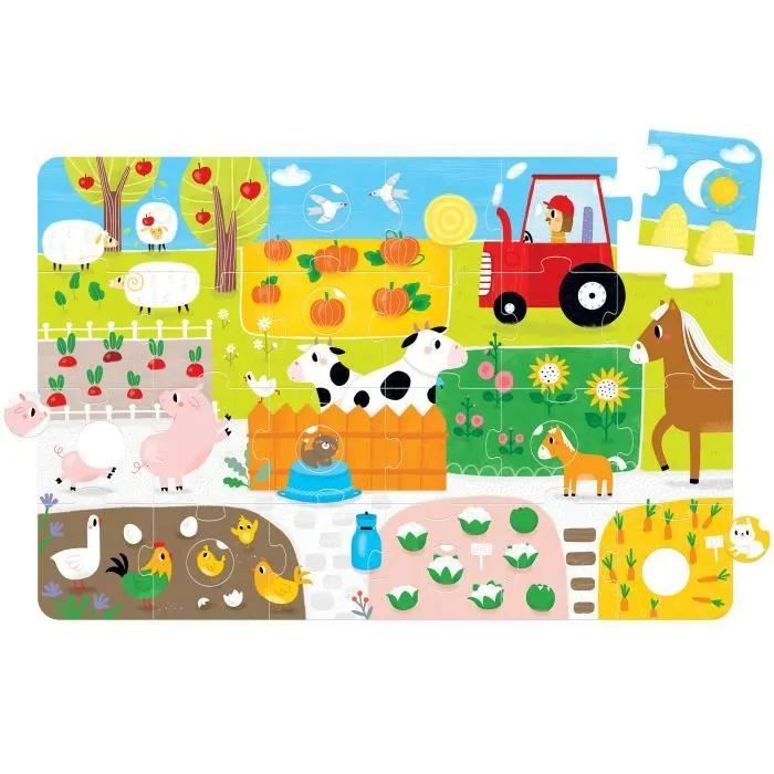 Banana Panda Puzzle Super Taille Match la Ferme Amusant 2+-1