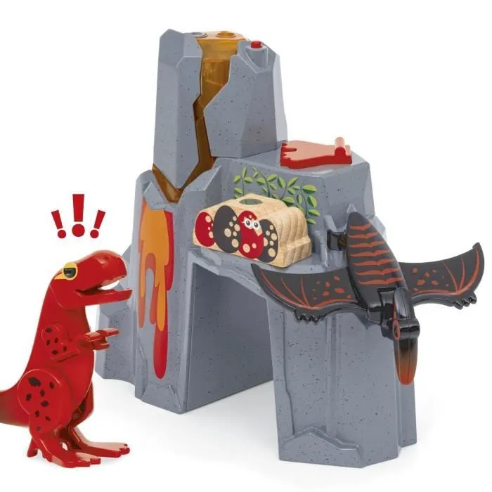 Brio Volcan en Eruption Dinosaure - Accessoire pour Circuit de Train en Bois - Action de Jeu sans Pile/avec Aimant - dès 3 Ans --2
