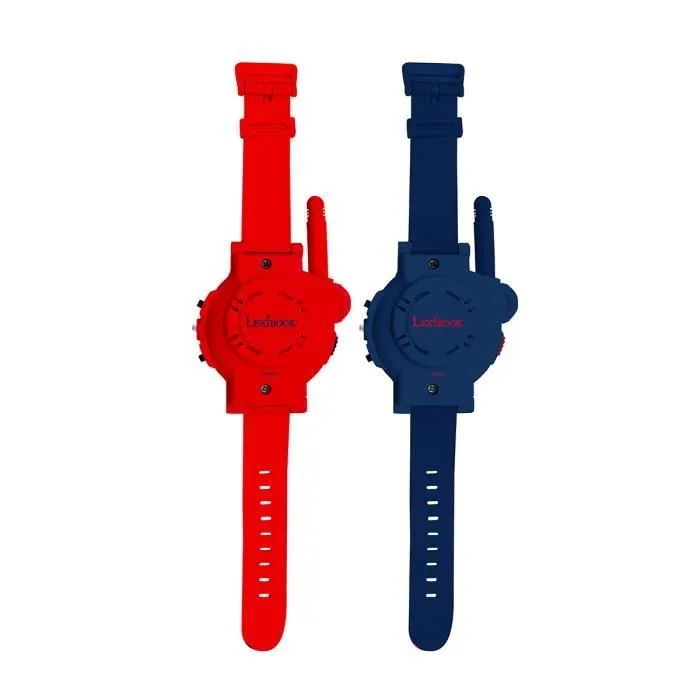 Montre 2 en 1 Walkie-Talkie SpiderMan 200m - LEXIBOOK - Rouge - Pour Enfant dès 3 ans - Licence Spiderman-2