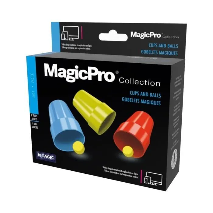 Coffret de magie - MEGAGIC - Gobelets Magiques - Tour de magie pour enfant-0