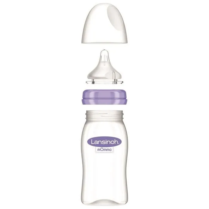 LANSINOH Biberon Verre Natural Wave 240 ml-2
