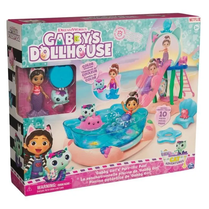 SPIN MASTER LA PISCINE DE GABBY Gabby et la Maison Magique-5
