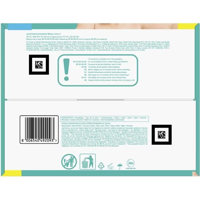PAMPERS Baby-Dry Taille 5 - 82 Couches-3