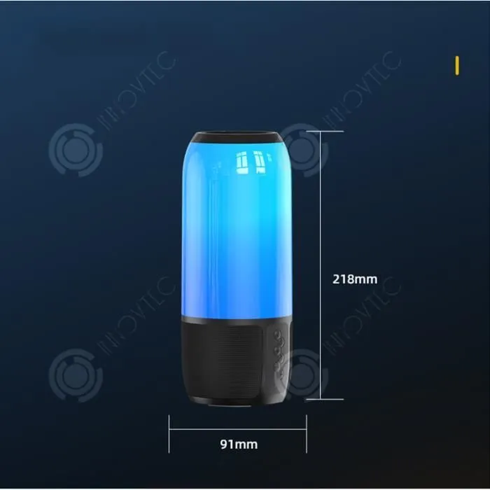 INN® Veilleuse Bluetooth haut-parleur bluetooth lumière LED veilleuse bluetooth haut-parleur bluetooth sans fil lumières colorées-1