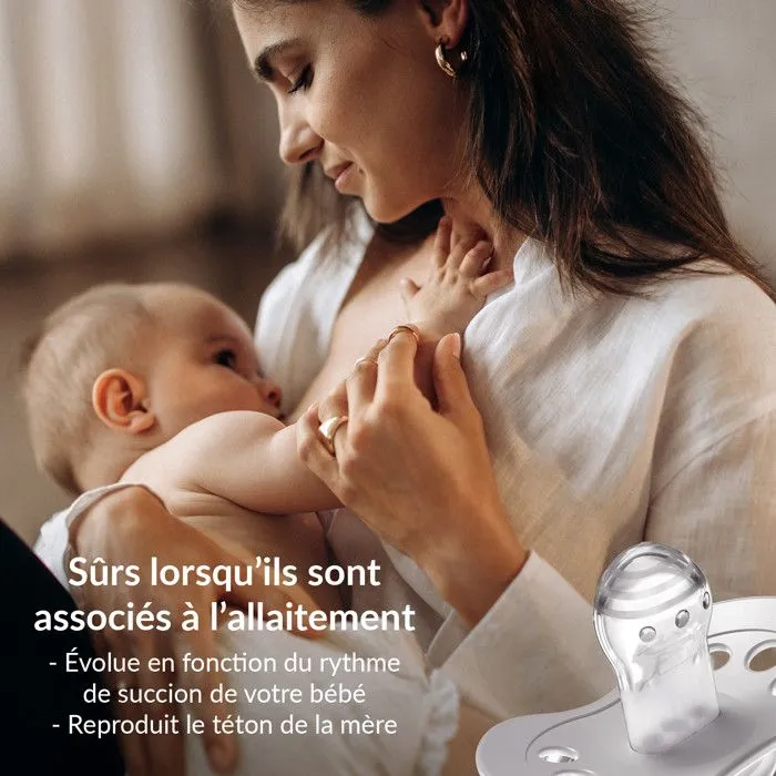Lot de 2 sucettes dynamique  Lovi BOTANIC-5