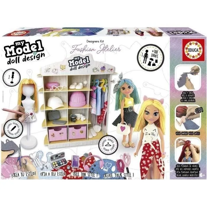 Jeu de mode - EDUCA - My Model - Doll Design - Fashion Atelier-0