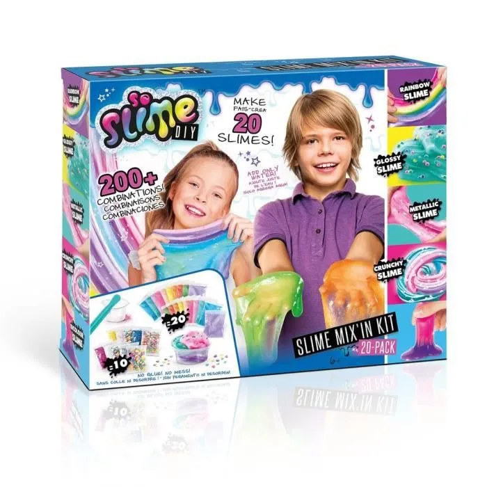 Kit de fabrication de 20 Slimes - CANAL TOYS - Violet - Pour enfants à partir de 6 ans-4
