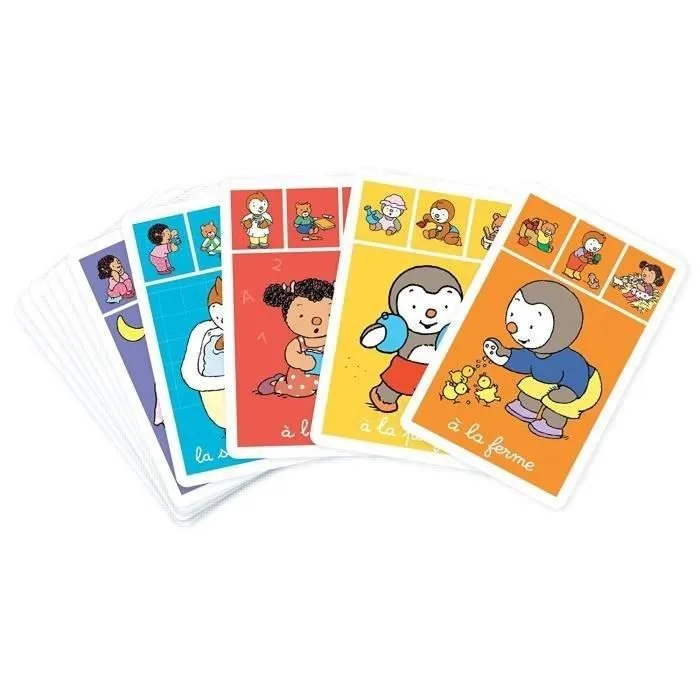 Jeu de familles T'choupi - NATHAN - Mon Premier Jeu de Familles - Mixte - A partir de 3 ans-1