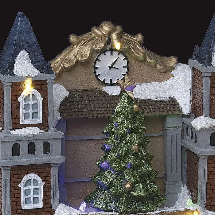 Village de noël animé, lumineux et musical gare centrale-3