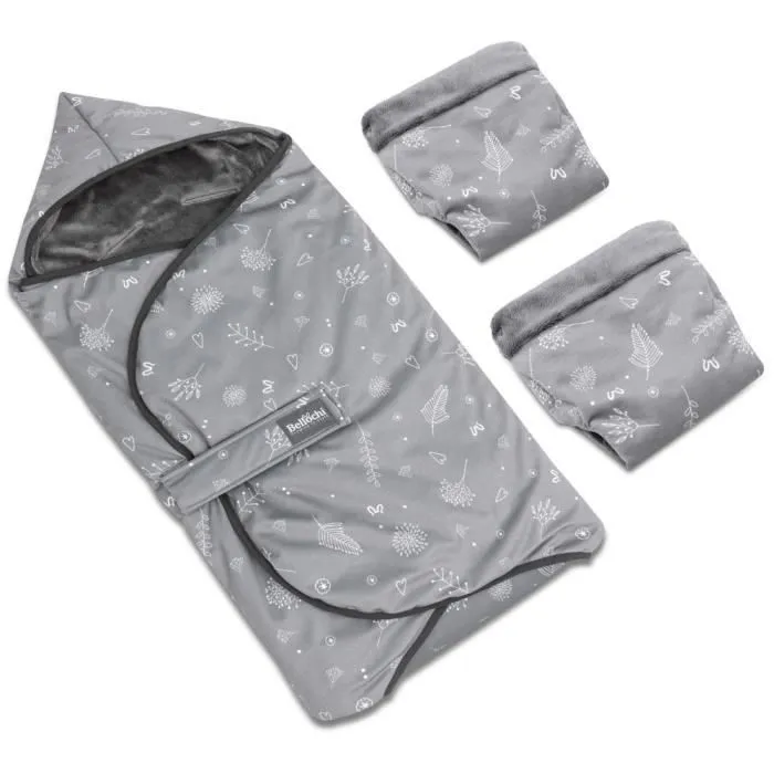 Bellochi Chancelière Universelle pour Poussette et Siege Auto Bebe 3 et 5 Points Ceinture - Bellocity-0