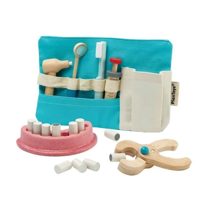 Trousse de dentiste PLAN TOYS pour enfants à partir de 3 ans-0