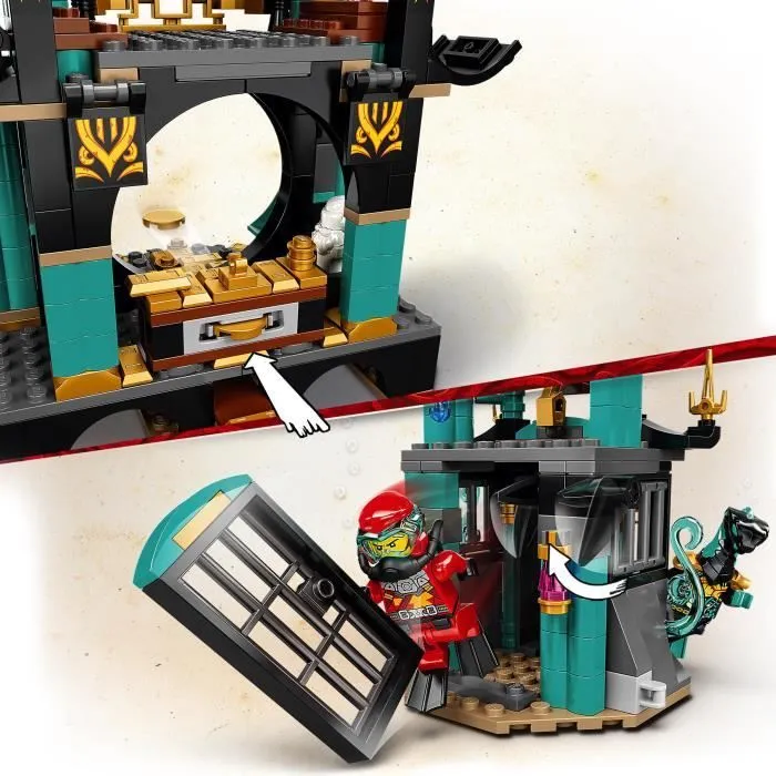 LEGO® 71755 NINJAGO® Le temple de la Mer sans fin avec Ninja Kai – Jouet Enfant 9 ans et plus-2