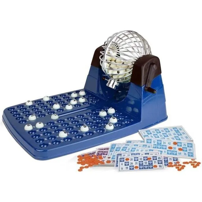 Loto automatique Luxe 72 cartons - CHICOS - Boules numérotées ineffaçables - Enfant - Mixte-0
