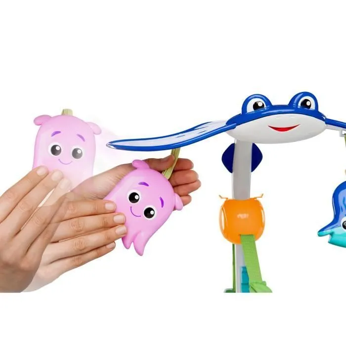 DISNEY BABY Aire d'éveil bébé multi-jouets, siège sauteur à rebonds évolutif, pivotant à 360° - Nemo - 13 jeux interactives Disney-3