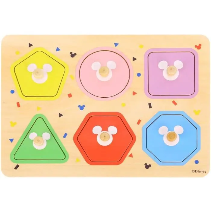 Puzzle en bois Mickey Mouse junior 7 pièces - Disney-0
