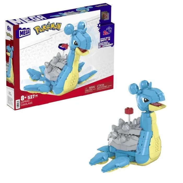 MEGA Pokémon-Lokhlass-Figurine articulée à construire (527 pcs) HKT26-1
