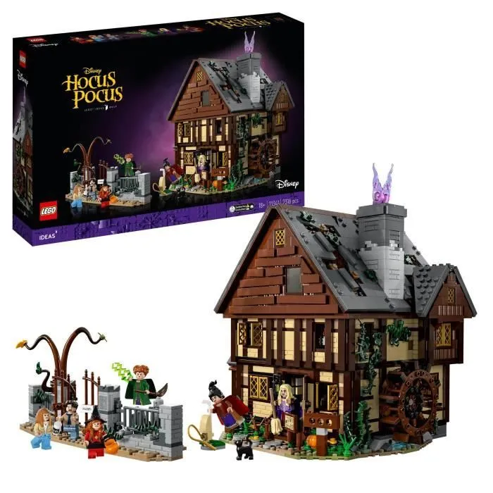 LEGO® Ideas Hocus Pocus Disney : le manoir des sœurs Sanderson 21341 -Set de construction - Un cadeau d’Halloween pour les adultes-8