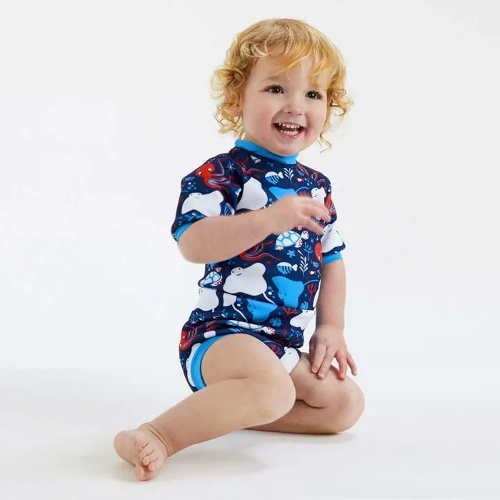 Splash about - HNWUSS - Happy Nappy Combinaison de plongee avec couche de bain-1