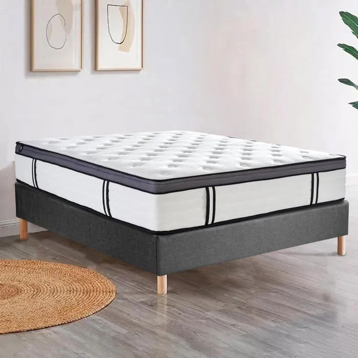Matelas - Carlton - 140x190 cm - 32 cm - Latex et Mémoire de forme - Ressorts ensachés-5
