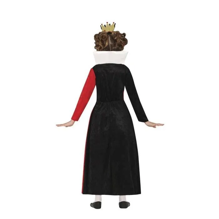 Guirca Déguisement Reine de Cœur rouge fille (7-9 ans)-2