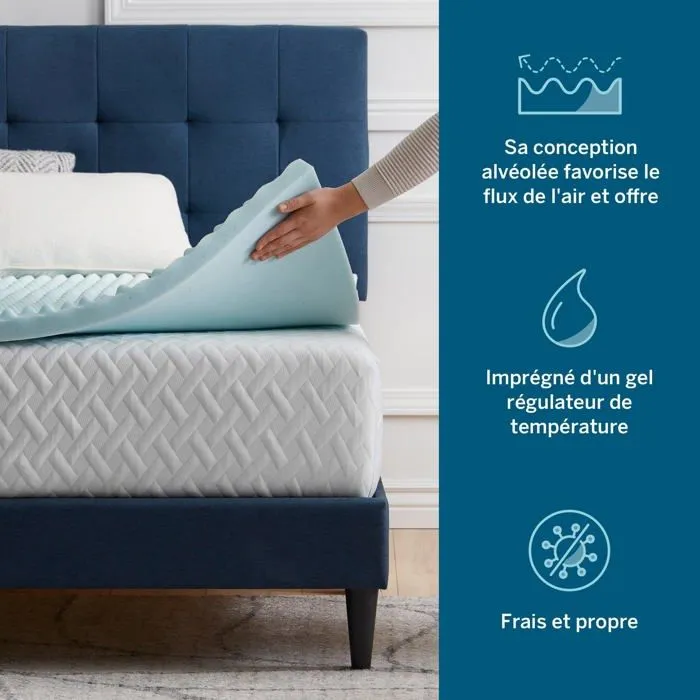 Sur-matelas Lucid - LU5C142030ZNGT-EU-1