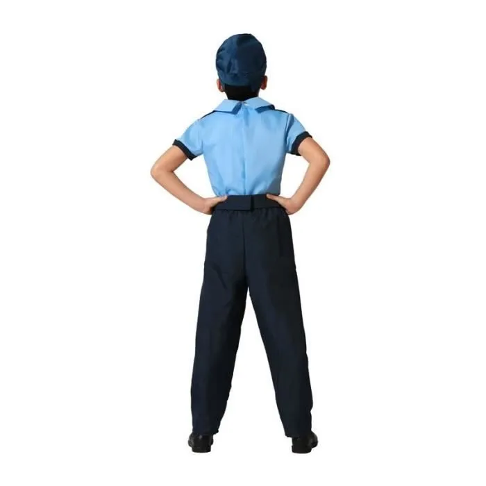 Déguisement Policier Garçon - ATOSA - Costume Police - Bleu - 3 ans et plus-1