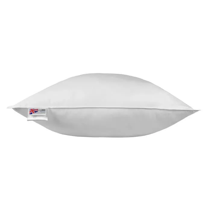 Oreiller carré - HOMESCAPES - 80 x 80 cm - Oreiller naturel - Plumes et duvet d'oie-1