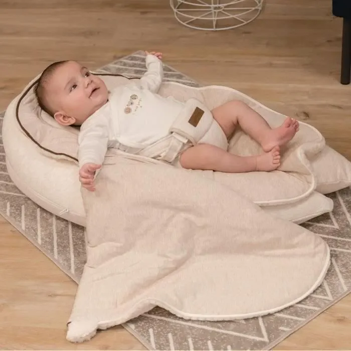 Coussin d'allaitement multifonction Nova - Beige - 198 cm-5