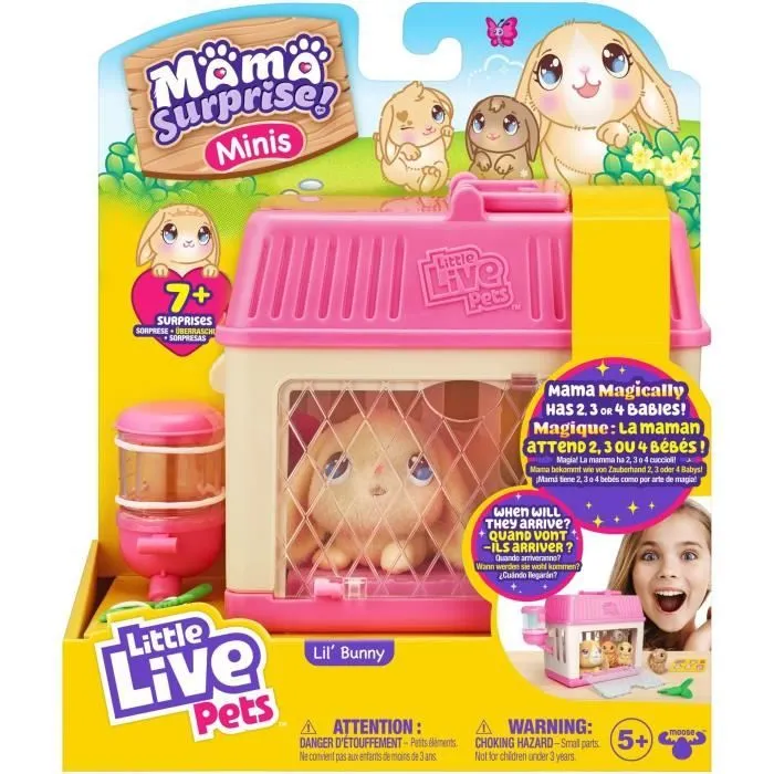 Peluches P'tits Lapins Mama Surprise - Little Live Pets - Moose Toys-5